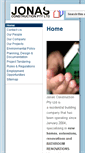 Mobile Screenshot of jonasconstruction.com.au